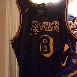 Kobe Bryant jersey and LeBron 16